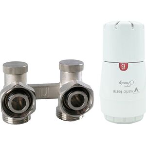 Vario Term Zestaw termostatyczny kątowy 3/4" Vario Term Premium PRNYGS05106C/FK GS05-106 z nyplami GS05106C/FP 14090641 5902414145146
