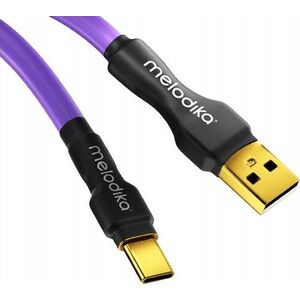 Melodika Melodika MDUAC35 Purple Kabel USB typu A-C m.in. do DAC / urzÄdzeĹ medycznych - 3,5m 14092668 5907609009807