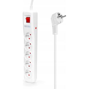 Listwa zasilająca Montis Listwa zasilająca przeciwprzepięciowa 3m MONTIS MT145-3 biała 14102930 5901811409554