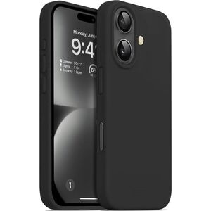 Crong Crong Color Cover - Etui iPhone 16 (czarny) 14103171 5904310704779