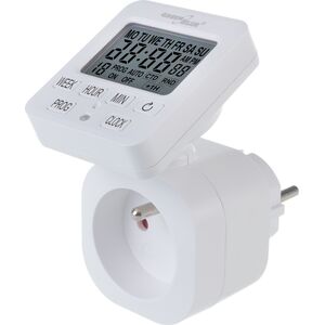 GreenBlue Włącznik czasowy - timer cyfrowy GreenBlue,  max. obciążenie 16A, IP20, GB605 E 14103245 5902211135180