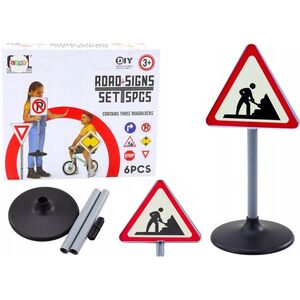 LeanToys Duży Znak Ostrzegawczy Prace Drogowe 70cm 14103838 5905991029298