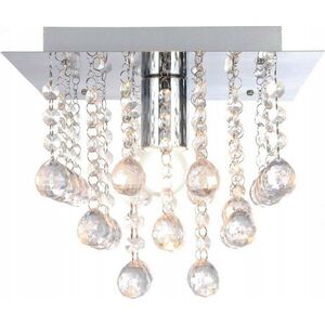 Lampa sufitowa Reality Reality Lancaster Crystal 627801-06 plafon lampa sufitowa 1x60W E27 chrom 14105009 5906737300329