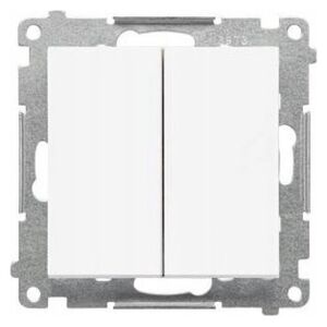 Kontakt-Simon Łącznik świecznikowy Kontakt-Simon 55 TW5.01/111 moduł 10 AX, 250V~, szybkozłącza biały mat 14105061 5902787888275