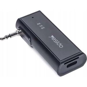Yesido yesido YAU41 Transmiter BT+Adapter 3.5mm Audio (2w1), BLACK / CZARNY 14115281 6971050269478