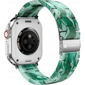 ForCell FORCELL F-DESIGN FA04 pasek żywiczny marmurkowy do APPLE Watch 38 / 40 / 41 mm zielony 14116691 5903396291487