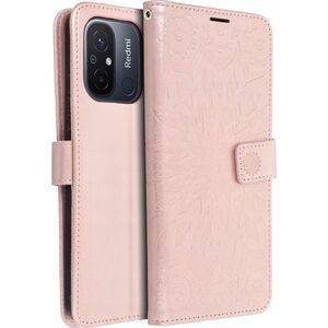 ForCell Kabura MEZZO Book do XIAOMI Redmi 13C / POCO C65 mandala złoty róż 14116706 5903396256387