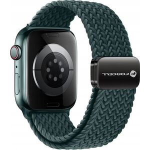 ForCell FORCELL F-DESIGN FA02 pasek magnetyczny nylonowy do APPLE Watch 38 / 40 / 41 mm ciemny zielony 14116736 5903396292620