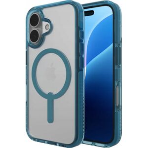Zagg International ZAGG Santa Cruz Snap - obudowa ochronna do iPhone 16 Plus kompatybilna z MagSafe (retro blue) 14118944 840390318954