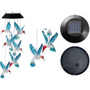 Dekoracja świąteczna LeanToys Lampka Solarna Kolibry Ptaki LED Kolorowe 14119444 5905991029694