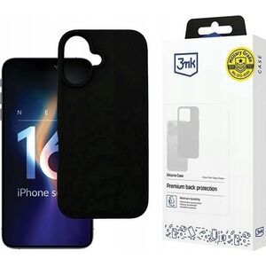 3MK 3MK Silicone Case iPhone 16 6.1" czarny/ black 14121064 5903108586610