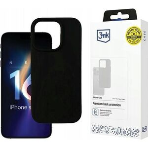 3MK 3MK Silicone Case iPhone 16 Pro Max 6.9" czarny/black 14121066 5903108586641