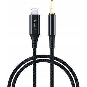 Choetech Kabel Choetech AUX009 Lighting / mini jack 3.5mm 2 m - czarny 14127397 6932112104168