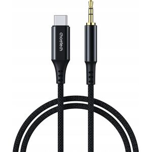 Choetech Kabel Choetech AUX006 USB-C / mini jack 3.5mm 1 m - czarny 14127403 6932112103093