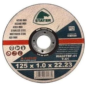 Stayer TARCZA FLEX 41 125x1,0x22.2 INOX (1/10/50) STAYER 14128354 8427648702332