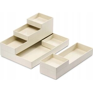 Moxom Zestaw pojemników MOXOM Modular Trays, 250x170x65mm, 7 szt., biały 14133435 5902541600518