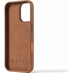 Troubadour Goods Limited Mujjo Full Leather Case - etui skórzane do iPhone 16 kompatybilne z MagSafe (tan) 14136083 5060487086855