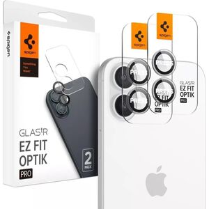 Spigen OSŁONA APARATU SPIGEN OPTIK PRO GLAS.TR ”EZ FIT” CAMERA PROTECTOR 2-PACK IPHONE 16 / 16 PLUS CRYSTAL CLEAR 14140841 8809971233828