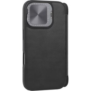 Nillkin Etui Nillkin Qin Prop Leather Case z osłoną na aparat i podstawką na iPhone 16 - czarne 14145295 6902048281936