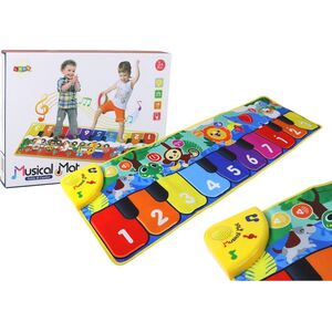 LeanToys Mata Do Tańczenia Dźwięk Zwierzątka Mikołaj Klawisze 14148537 5905884459096