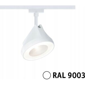 Paulmann Reflektor na szynoprzewód URail ARENA 15W DIM 850lm 2700K 230V biały RAL9003 / metal 14148888 4000870948996