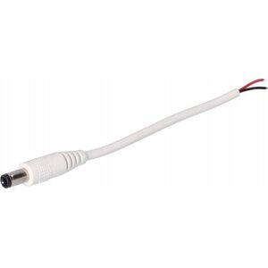 Prescot Prescot wtyk dc 5.5x2.1 z przewodem 15cm wt-dc-5.5/2.1+15 14148907 5901885264677