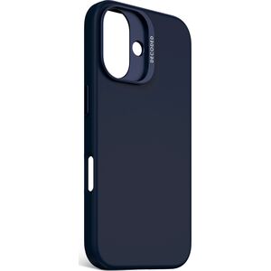 Decoded Decoded AntiMicrobial Silicone Backcover - silikonowa obudowa ochronna do iPhone 16 kompatybilna z MagSafe (blue print) 14156980 8721145000855