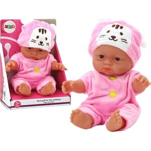 LeanToys Mała Lalka Bobas Różowe Ubranko Czapeczka Króliczek 14168951 5905991005858