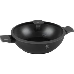 Patelnia Berlinger Haus WOK TYTANOWY Z POKRYWĄ 30cm BERLINGER HAUS BH-8125 ANTRACIT 14171576 5999108467523