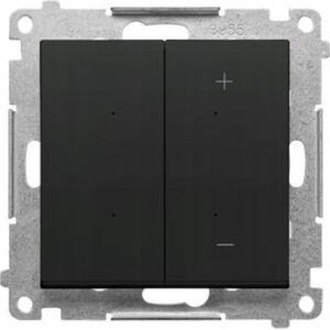 Kontakt-Simon Ściemniacz Kontakt-Simon 55 TESL1W.01/149 DIMMER do LED ściemnialnych, klawiszowy moduł czarny mat 14176232 5902787891039