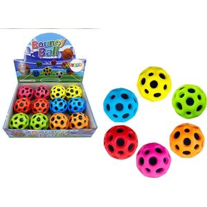 LeanToys Piłeczka Świecąca Do Odbijania Ugniatania z Wgłębieniami 6cm 14190974 5905991030836