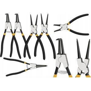 LeanToys Zestaw Szczypiec Do Pierścieni Segera Wygięte Proste 4szt. LEAN Toys 14195415 5905991030522