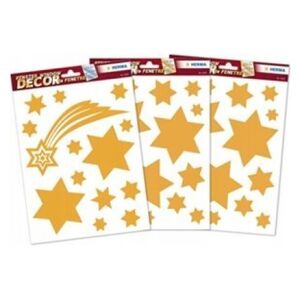 Dekoracja świąteczna Herma HERMA FENSTERBILD A4 STERNE GOLD 14209704 4008705151092