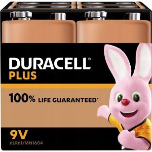 Duracell Duracell Batterie Plus NEW -9V  (MN1604/6LR61)          4St. 14214506 5000394142305