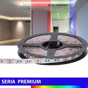 Taśma LED Prescot Prescot Premium E020-050-10-RGB+NW taśma LED biała 14215141 5903684850792