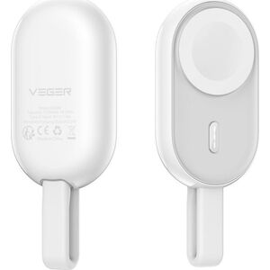 Powerbank Veger VEGER powerbank 1200 mAh do zegarka kompatybilny z Apple Watch Pomme (W0102) biały 14243650 6970453557205