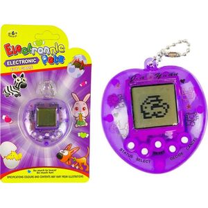 LeanToys Gra Elektroniczna Tamagotchi Zwierzątko Fioletowa LEAN Toys 14252578 5905214977160