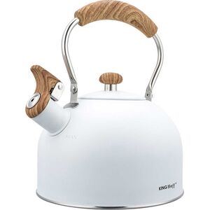 KingHoff CZAJNIK 2,5L Z GWIZDKIEM KINGHOFF KH-1860 BIAŁY 14253837 5908287218604