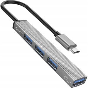 HUB USB Orico Orico Hub USB-C, USB-A 5Gbps, 3*USB-A 2.0, aluminiowy 14265454 6942227107817