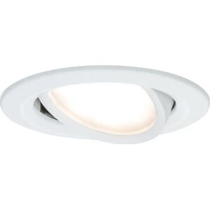 Paulmann Oprawa do wbudowania NOVA COIN LED DIM wychylna 6W 470lm 84mm 2700K IP23 230V biały mat 14268119 4000870934845