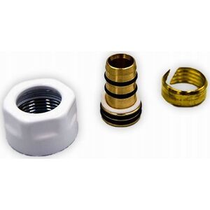 Varioterm Złączka zaciskowa PEX 16/2 x M22/1.5 biały bł. (do zaworów INTEGRA, VISION) 14268272 5902249821574