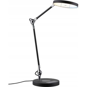 Lampka biurkowa Paulmann Lampka biurkowa NUMIS QI LED 11W 2700K-6500K 1000lm DIM 230V czarny / aluminium 14268597 4000870780107