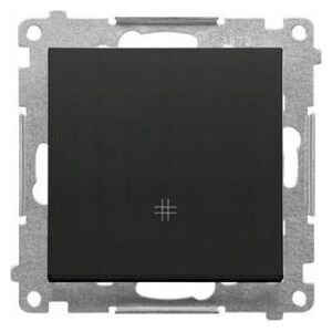 Kontakt-Simon Łącznik krzyżowy Kontakt-Simon 55 TW7.01/149 moduł 10 AX, 250V~, szybkozłącza czarny mat 14268760 5902787885014