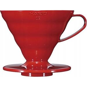 Hario Hario plastikowy Drip V60-02 Czerwony 14280346 4977642730496