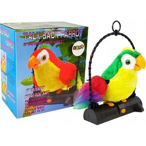 LeanToys Papuga Pleciuga Ptaszek Powtarza Słowa Zielona LEAN Toys 14394662 5908275998495