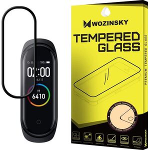Wozinsky Wozinsky super wytrzymałe szkło hartowane Full Glue na cały ekran z ramką Case Friendly Xiaomi Mi Band 4 / Mi Band 3 przezroczysty uniwersalny 6382660 7426825377821