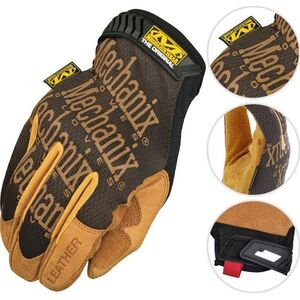 Mechanix Wear Mechanix Wear Rękawice Original Leather Czarne-Coyote M 7507012 781513631485