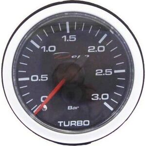 DRacing ZEGAR DEPO CSM 52mm - TURBO MECHANICAL 0 do 3 BAR