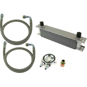 D1Spec_D Chłodnica Oleju TurboWorks 13-rzędowa 260x100x50 AN10 Silver