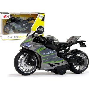 Lean Sport Motocykl sportowy z napędem 1:12 zielony